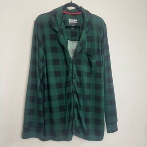 Cuddl Duds Jammies For Your‎ Families Plaid Pajama Long Sleeve Top